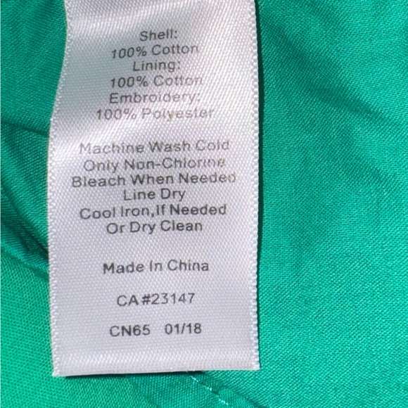 TALBOTS FLOWER APPLIQUE FIT-AND-FLARE DRESS - Picture 6 of 10